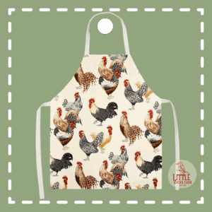 Vintage Rooster Kitchen Apron