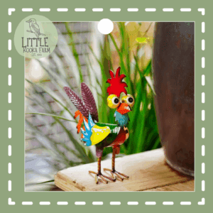 Quirky Metal Standing Chicken